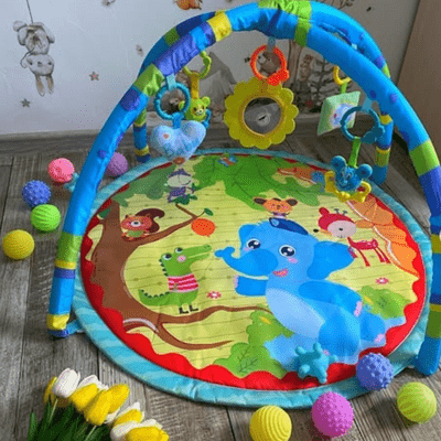 Tapis d'Éveil - BabyGymPlayMat™ - Éléphant - Bébé féérique